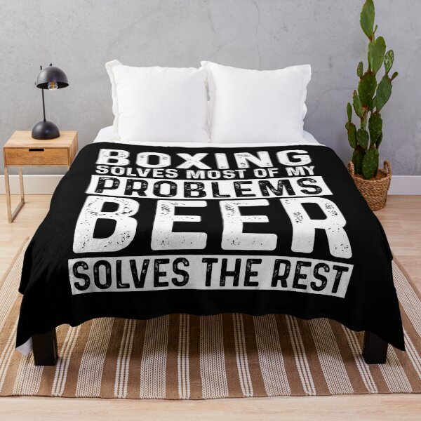 Item preview, Boxing Solves Most Of My Problems Beer Solves The Rest designed and sold by KrazyKatz.