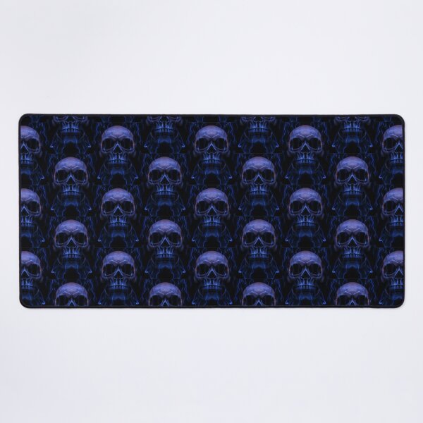 Item preview, Flaming Skull (blue) designed and sold by Joker-laugh.