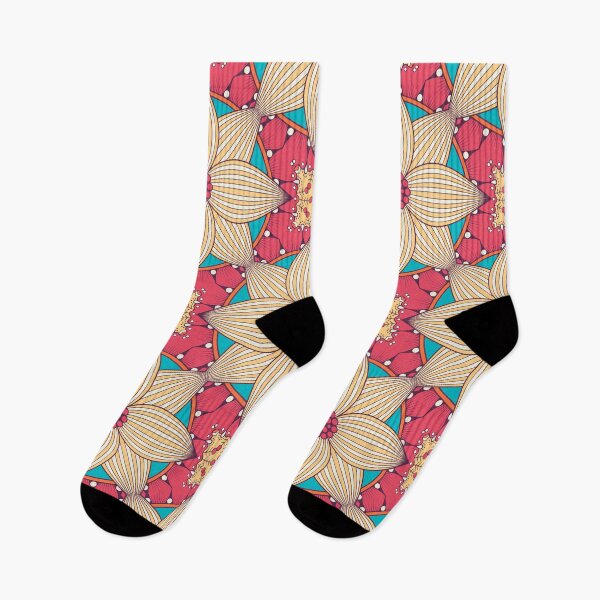 Item preview, Abstract Ethnic Flower Mandala Red Pink Beige  designed and sold by Vic Torys ☆.