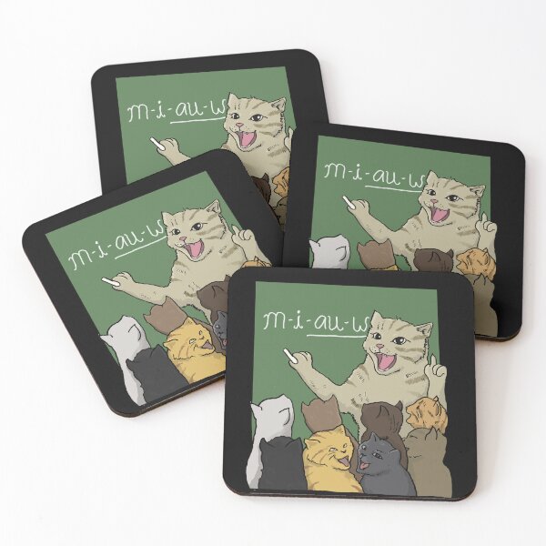 Item preview, Sweet Kittens learn "Miauw" from Cat Teacher designed and sold by Mesyo.