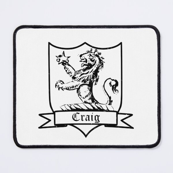 Item preview, Craig Surname Crest designed and sold by BagTown Clans.