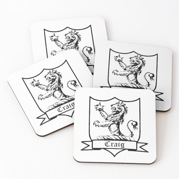 Item preview, Craig Surname Crest designed and sold by BagTown Clans.
