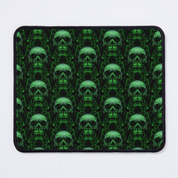 Item preview, Flaming Skull (Green) designed and sold by Joker-laugh.