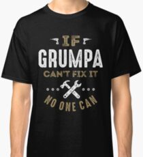 Camiseta clásica ¡Grumpa puede arreglarlo!