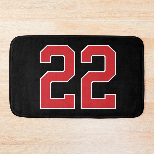 Item preview, Sports Number 22, red black color lucky sport twenty two designed and sold by ArtIsParty.