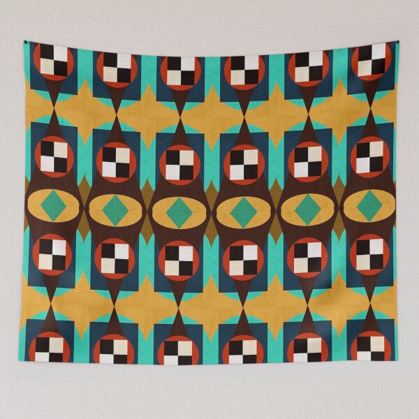 Item preview, retro colours abstract designed and sold by laikaincosmos.