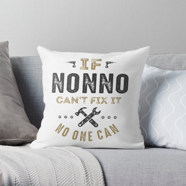  Nonno Can Fix It! Throw Pillow
