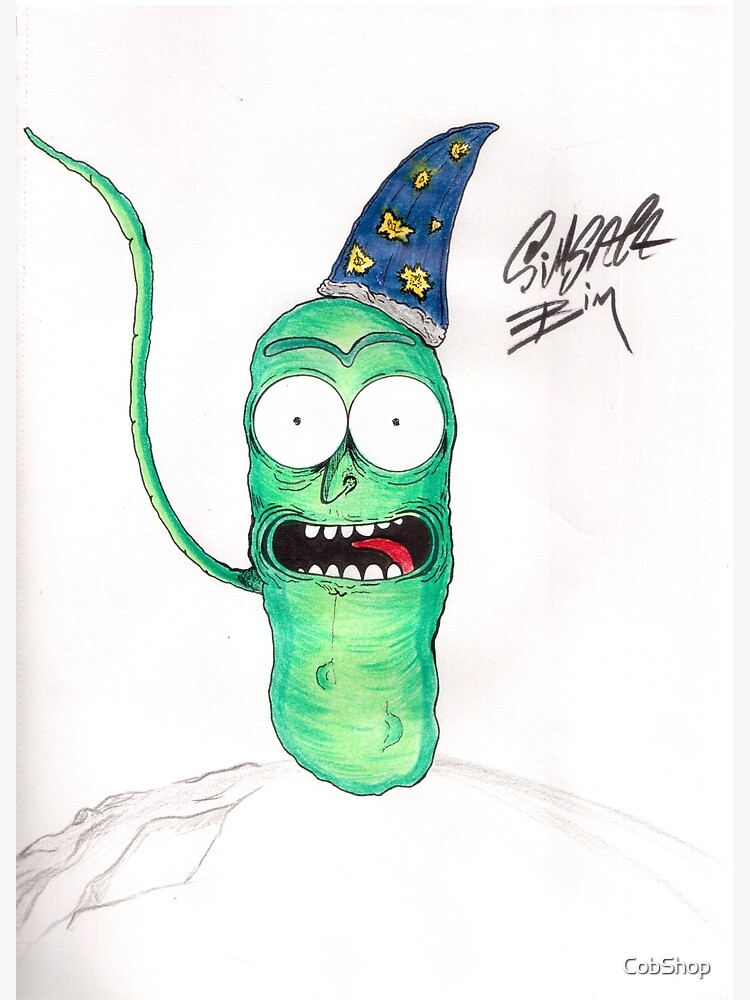 "Pickle wizard Rick!" Poster for Sale by CobShop | Redbubble