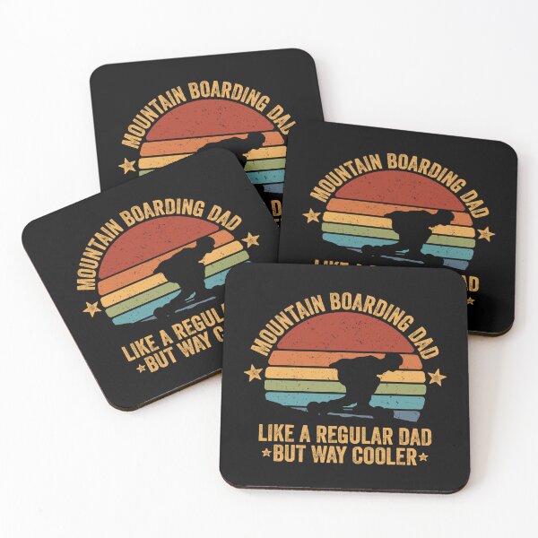 Item preview, mountain boarding dad like a regular dad but cooler - mountainboard designed and sold by QUEEN-WIVER.