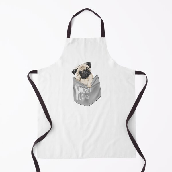 Item preview, drawing of pocket pug (dog) designed and sold by JAG2B.