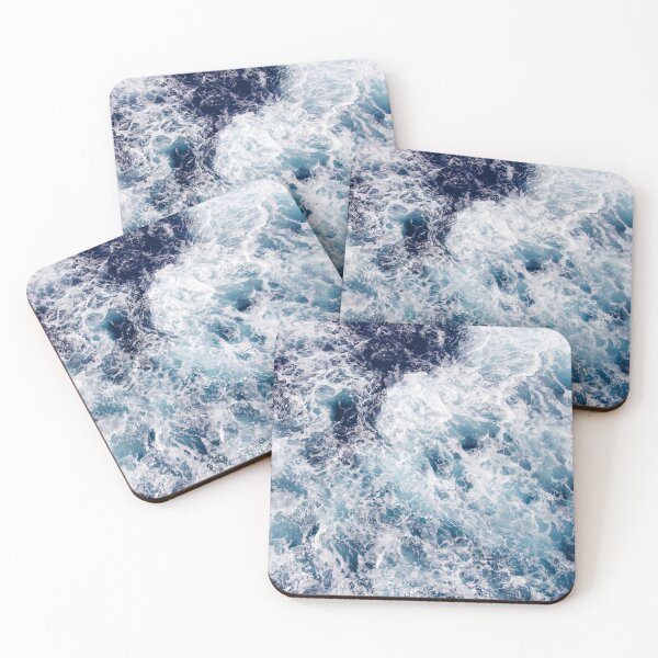 Item preview, Deep Blue Ocean Waves Summer designed and sold by koovoxdogs.