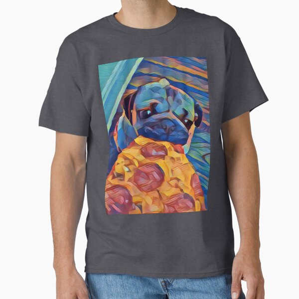 Pizza pug  Classic T-Shirt