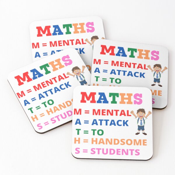 Item preview, maths mental attack to handsome students Best Maths Math Subject Study Teacher Job Cool Gift Idea Math Lover Gift designed and sold by BestDesign87.
