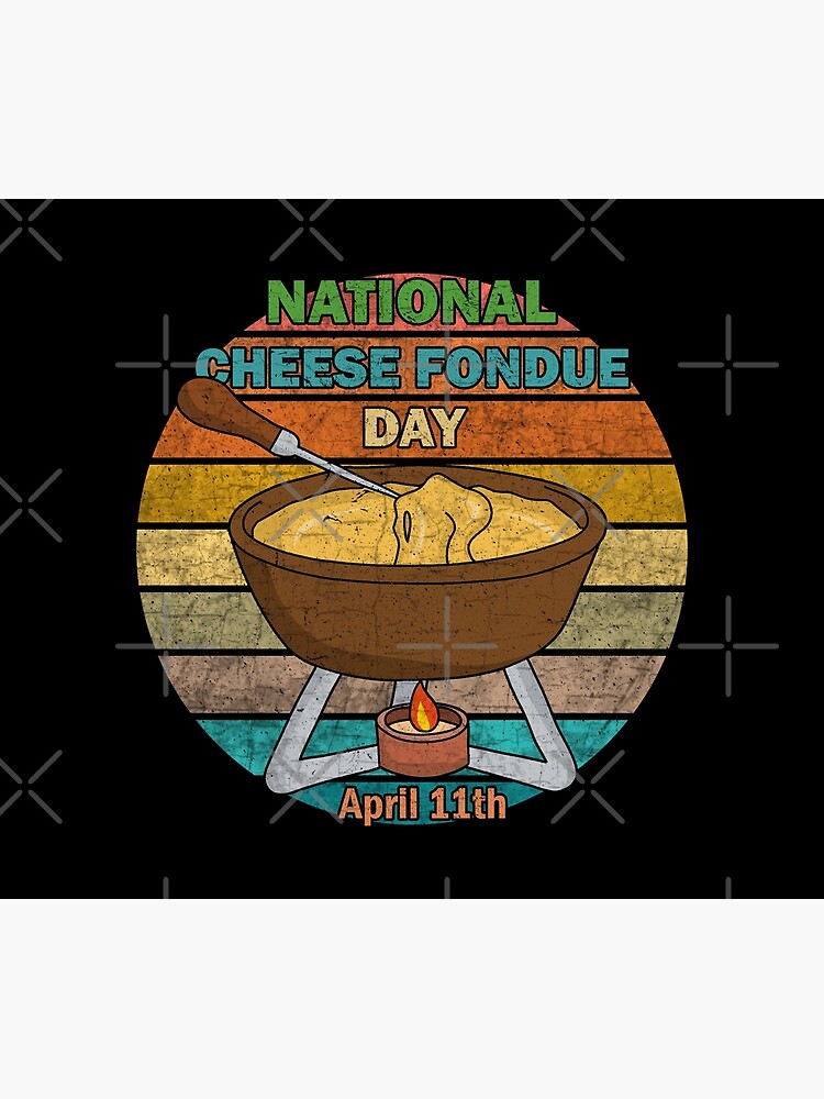 "National Cheese Fondue Day" Poster for Sale by ValentinaHramov Redbubble