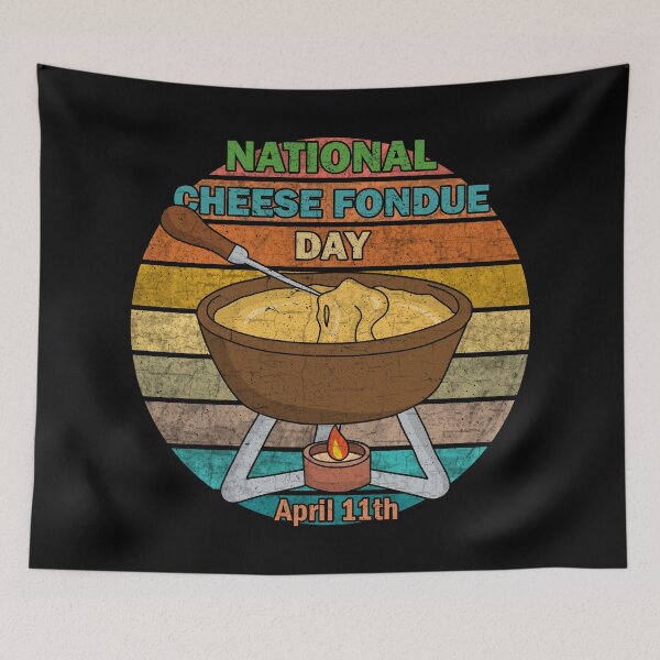 Item preview, National Cheese Fondue Day designed and sold by ValentinaHramov.