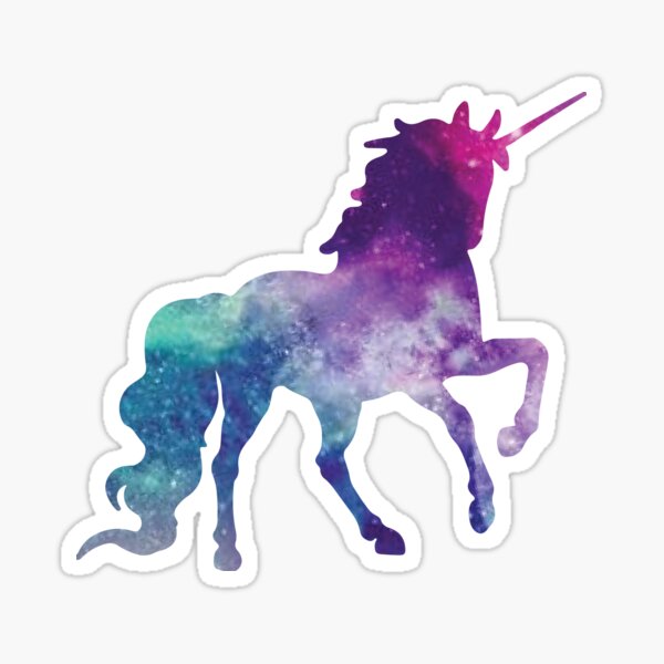 Cosmic unicorn Sticker