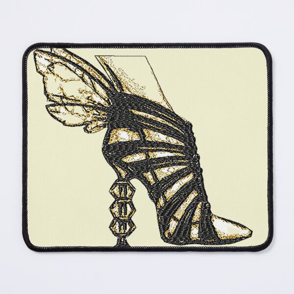 Item preview, Machine Embroidery, Unique Stiletto, Stitch crafting, unique embroidered art designed and sold by RudolphBarnard.