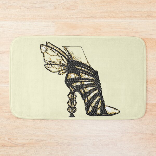 Item preview,  Machine Embroidery, Unique Stiletto, Stitch crafting, unique embroidered art designed and sold by RudolphBarnard.
