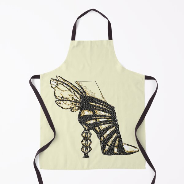 Item preview, Machine Embroidery, Unique Stiletto, Stitch crafting, unique embroidered art designed and sold by RudolphBarnard.