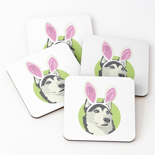 Item preview, drawing , easter dog (husky) designed and sold by JAG2B.