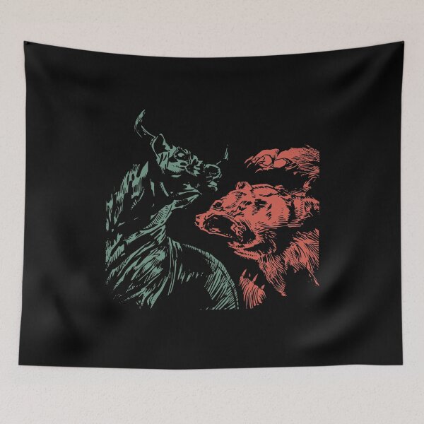 Item preview, bull and bear designed and sold by DerSenat.