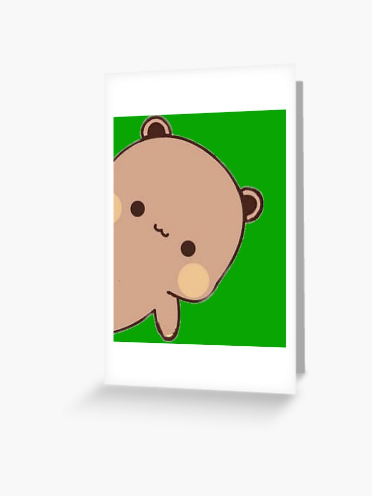 Cute Dudu, Panda Bear Bubu and Dudu Couple | Greeting Card