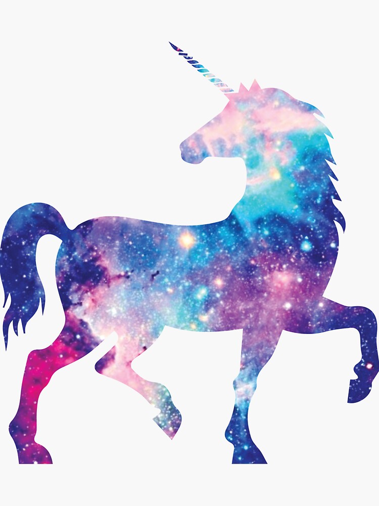 Cosmic watercolor unicorn by SouthPrints