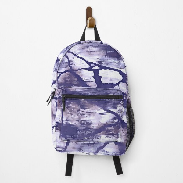 Item preview, Ink Blue Fractures Abstract Art designed and sold by taiche.