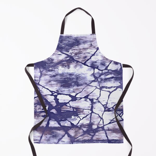 Item preview, Ink Blue Fractures Abstract Art designed and sold by taiche.