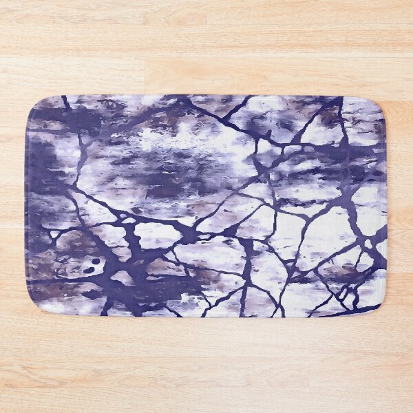 Item preview, Ink Blue Fractures Abstract Art designed and sold by taiche.