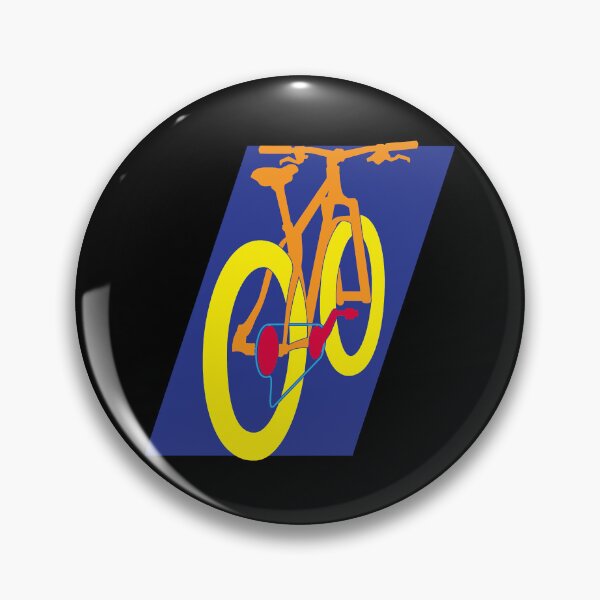 Artikelvorschau, Kopie des Pop-Art-Orange-Hardtail-MTB-Aufklebers entworfen und verkauft von ethenfran6.