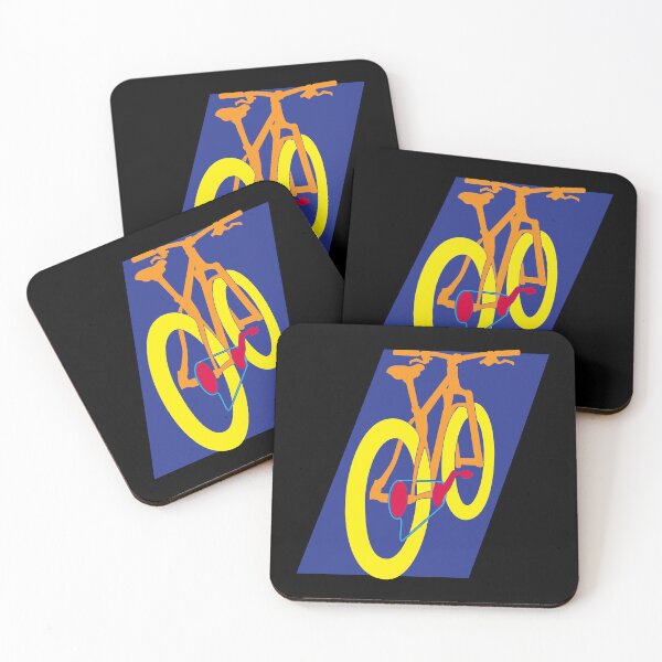 Item preview, Copy Of Pop Art Orange Hardtail Mtb Sticker designed and sold by ethenfran6.