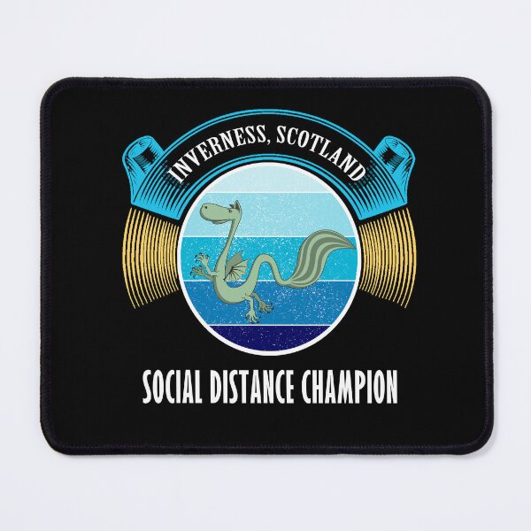 Item preview, Social distance champion - Loch Ness Monster, Inverness, Scotland designed and sold by mmammammira.