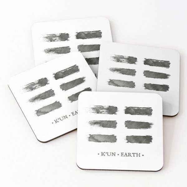 Item preview, Trigram Earth - Book of Changes - Ink brush designed and sold by zachholmbergart.