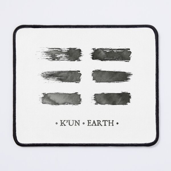 Item preview, Trigram Earth - Book of Changes - Ink brush designed and sold by zachholmbergart.