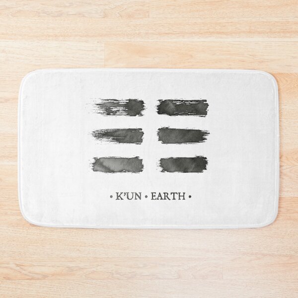 Item preview, Trigram Earth - Book of Changes - Ink brush designed and sold by zachholmbergart.
