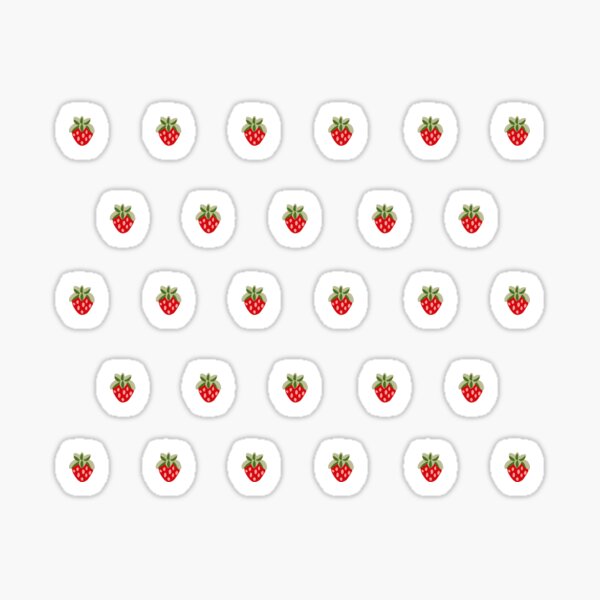 Item preview, Tiny Strawberries designed and sold by Sticky Stickers.