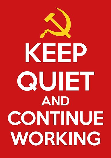  Keep Quiet And Continue Working Posters By MrYum Redbubble