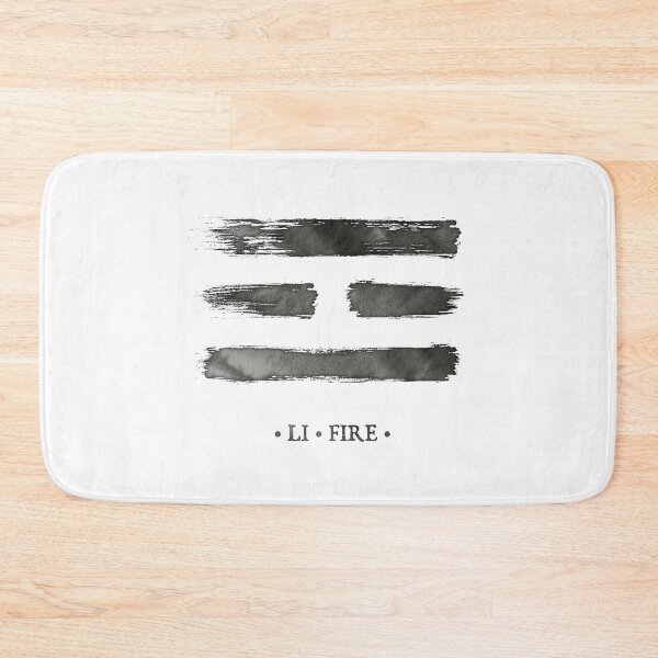 Item preview, Trigram Fire - Book of Changes - Ink brush designed and sold by zachholmbergart.