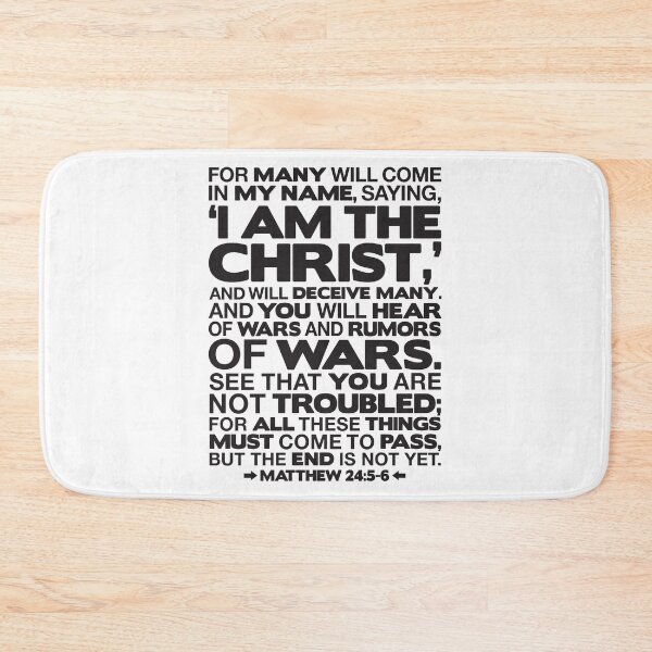 Item preview, Matthew 24:5-6 I am the Christ designed and sold by plushism.