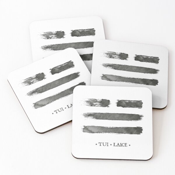 Item preview, Trigram Lake - Book of Changes - Ink brush designed and sold by zachholmbergart.