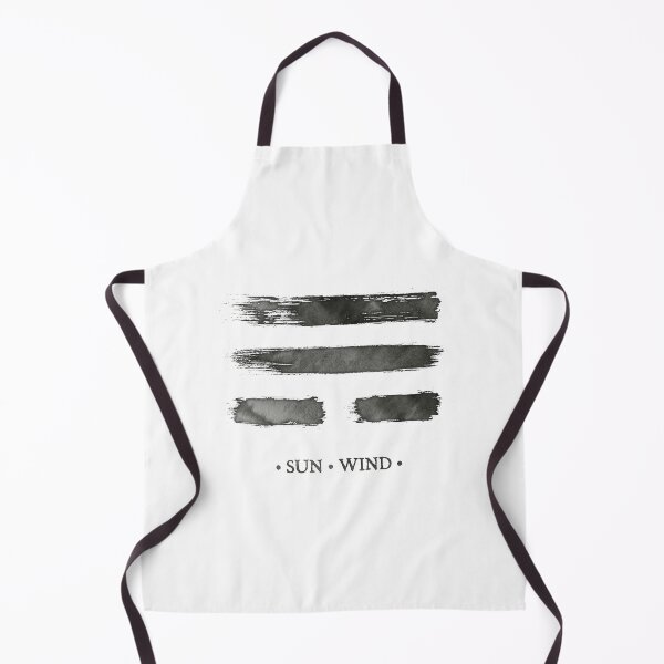 Item preview, Trigram Wind - Book of Changes - Ink brush designed and sold by zachholmbergart.