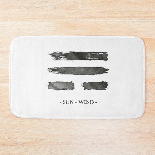 Item preview, Trigram Wind - Book of Changes - Ink brush designed and sold by zachholmbergart.
