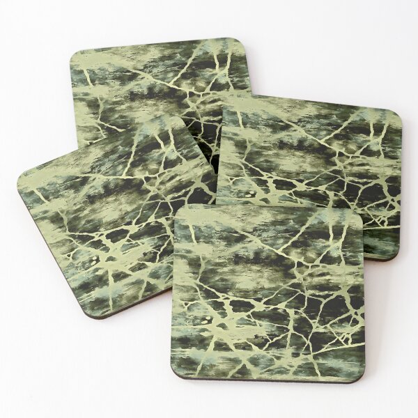 Item preview, Greige Grunge Fractures Abstract Art designed and sold by taiche.