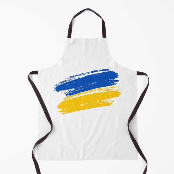 Item preview, UKRAINE BRUSH FLAG BLUE YELLOW BY SUBGIRL designed and sold by SUBGIRL.