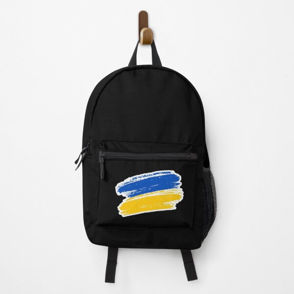 Item preview, UKRAINE BRUSH FLAG BLUE YELLOW BY SUBGIRL designed and sold by SUBGIRL.