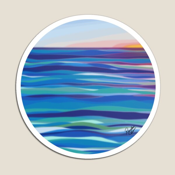 Item preview, Haze In The Low Light, Seascape Abstract Digital Art. designed and sold by Random Shern Creations.