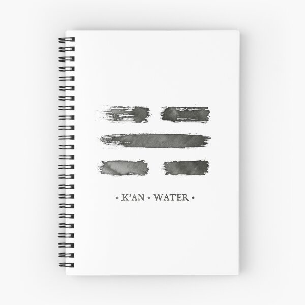 Item preview, Trigram Water - Book of Changes - Ink brush designed and sold by zachholmbergart.