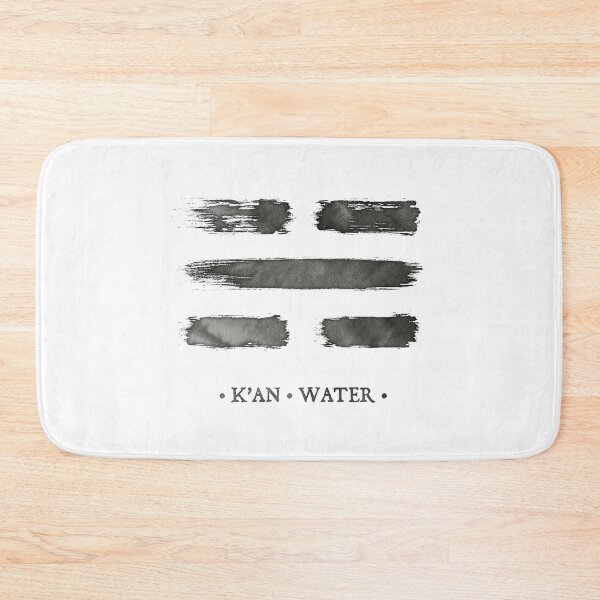 Item preview, Trigram Water - Book of Changes - Ink brush designed and sold by zachholmbergart.