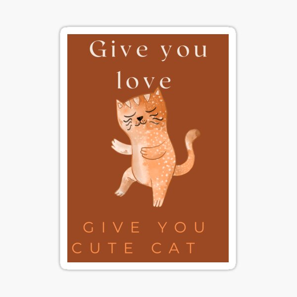 Cute Love Sticker - Cute Love Cat - Discover & Share GIFs